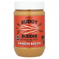 Bark Bistro Company, Buddy Budder, арахисовая паста, для собак, бекон, 480 г (17 унций)
