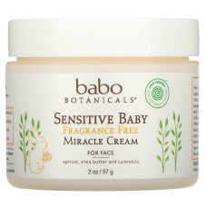 Babo Botanicals, Крем для лица Sensitive Baby Miracle, без отдушек, 57 г (2 унции)