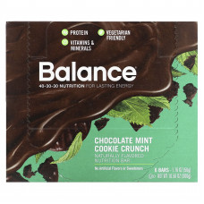 Balance Bar, Питательный батончик, «Шоколадное печенье с мятой», 6 шт., по 50 г (1,76 унции)