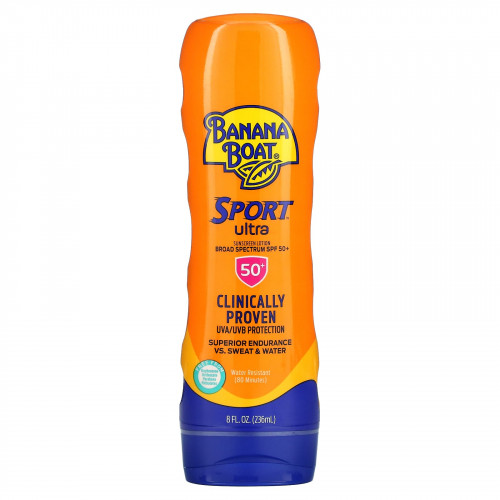 Banana Boat, Ultra Sport, солнцезащитный лосьон, SPF 50, 236 мл (8 унций)