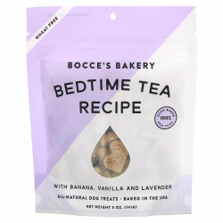Bocce's Bakery, Рецепт чая перед сном, для собак, с бананом, ванилью и лавандой, 141 г (5 унций)