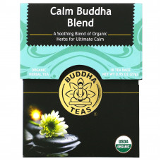 Buddha Teas, Calm Buddha Blend, 18 чайных пакетиков, 27 г (0,95 унции)