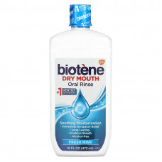Biotene Dental Products, Ополаскиватель для полости рта Dry Mouth, Fresh Mint, 16 жидких унций (473 мл)