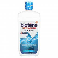 Biotene Dental Products, Ополаскиватель для полости рта Dry Mouth, Fresh Mint, 16 жидких унций (473 мл)