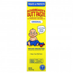 Boudreaux's Butt Paste, Butt Paste, мазь от опрелостей, оригинальная, 113 г (4 унции)