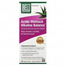 Bell Lifestyle, Acidic Stomach Alkaline Balance, 60 растительных капсул