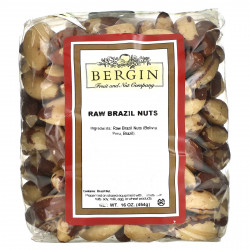 Bergin Fruit and Nut Company, Сырые цельные бразильские орехи, 16 унций