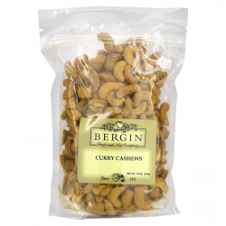 Bergin Fruit and Nut Company, кешью с карри, 454 г (16 унций)