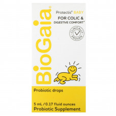 BioGaia, Protectis, пробиотик в каплях для детей, 5 мл (0,17 жидк. унции)