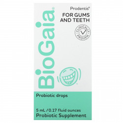 BioGaia, Prodentis, пробиотик, капли, для десен и зубов, 5 мл (0,17 жидк. унции)