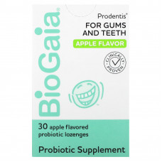 BioGaia, Prodentis, для десен и зубов, с яблочным вкусом, 30 пастилок с пробиотиками