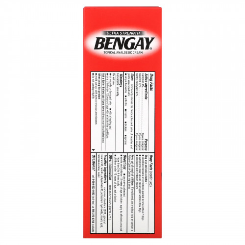 Bengay, крем для местного обезболивания, сверхсильный, 113 г (4 унции)