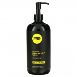 Byrd Hairdo Products, One-N-Done, гель для душа и волос, с соленым кокосом, 443,6 мл (15 унций)