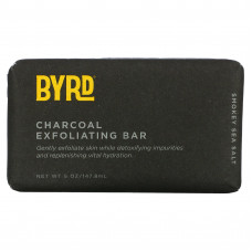 Byrd Hairdo Products, Отшелушивающее мыло с древесным углем, морская соль с дымком, 5 унций (147,8 мл)