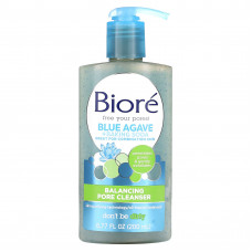 Biore, Балансирующее средство для очистки пор «Голубая агава + сода», 200 мл