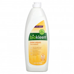 Biokleen, Жидкость для посуды, Цитрусовая эссенция, 25 жидких унций (739 мл)