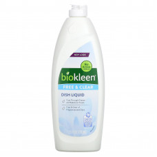 Biokleen, Жидкость для посуды, без добавок и прозрачность, 739 мл (25 жидк. Унций)