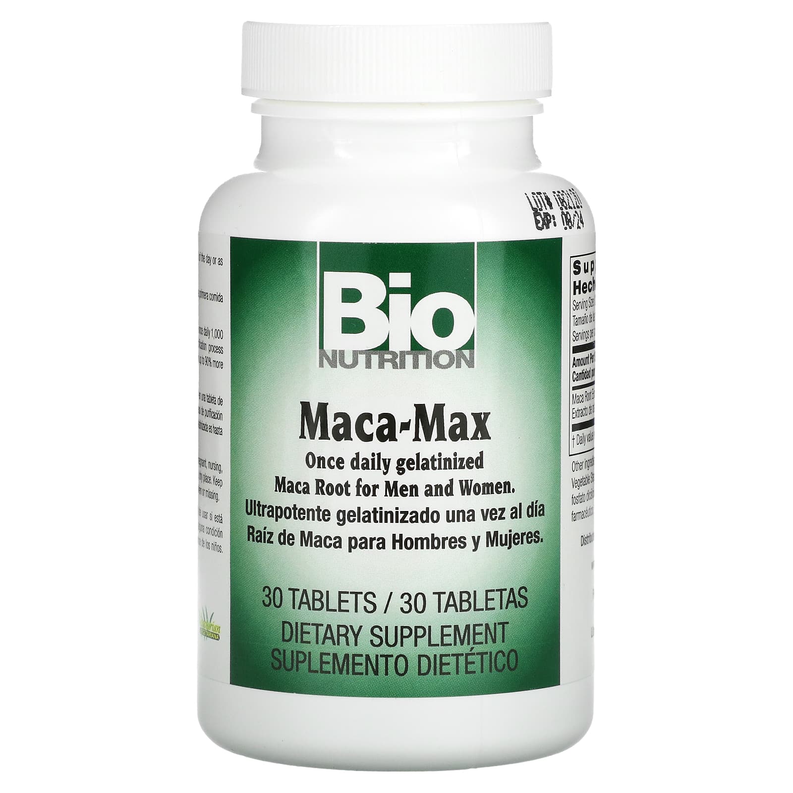 Bio Nutrition, Maca Max, 1,000 мг, 30 таблеток