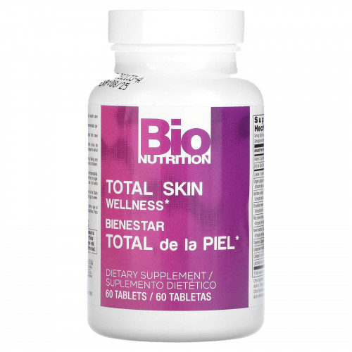 Bio Nutrition, Total Skin Wellness, 60 таблеток