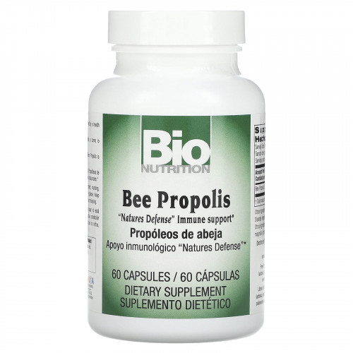 Bio Nutrition, Пчелиный прополис, 60 кальпсул