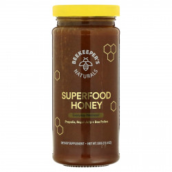 Beekeeper's Naturals, B. Powered, мед из суперфудов, 330 г (11,6 унции)