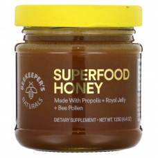 Beekeeper's Naturals, мед с суперфудами, 125 г (4,4 унции)