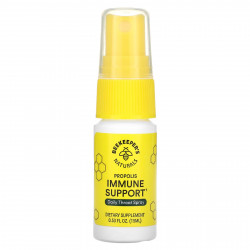 Beekeeper's Naturals, Propolis Immune Support, спрей для горла с прополисом, 15 мл (0,53 жидк. унции)