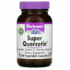 Bluebonnet Nutrition, Super Quercetin, 60 растительных капсул