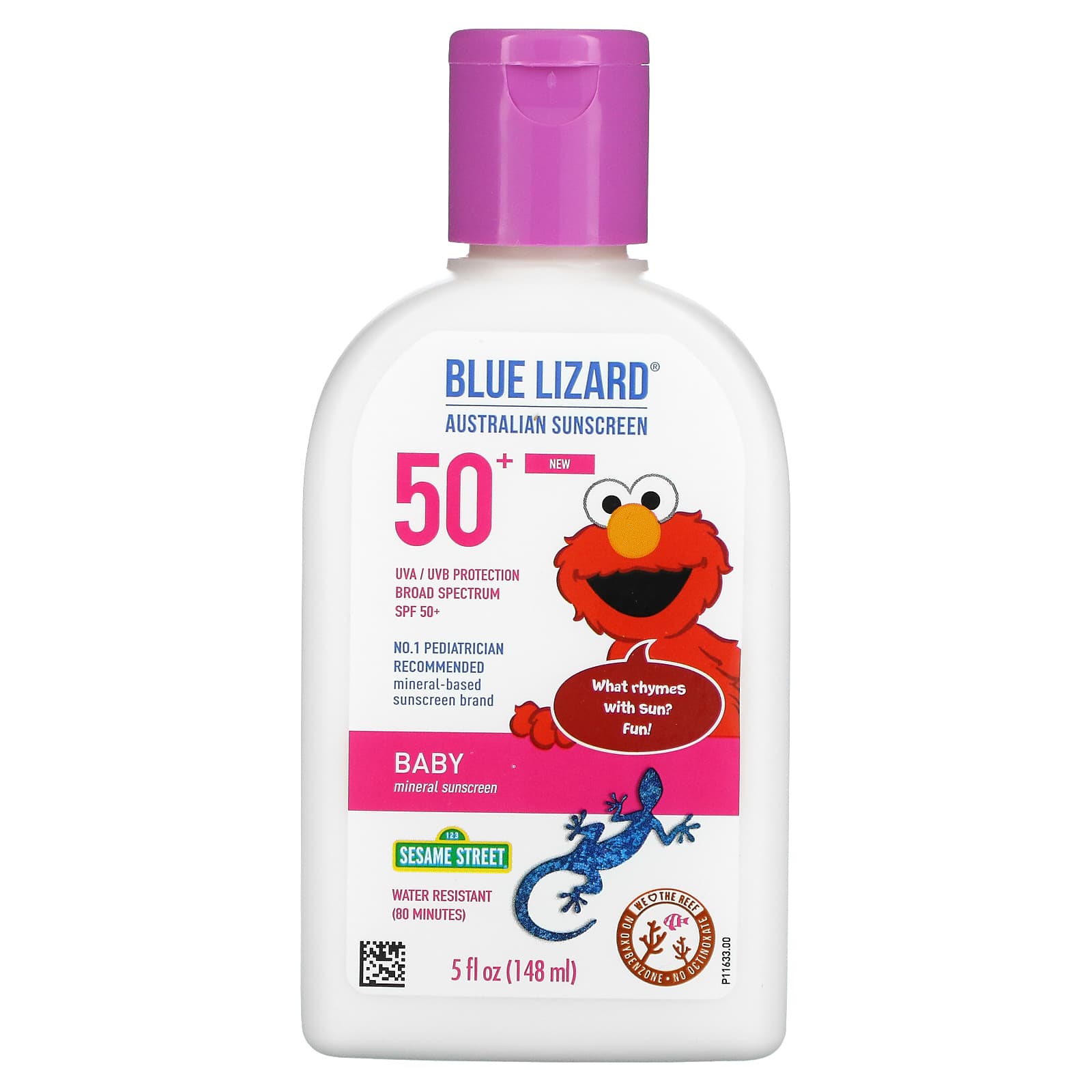 Blue Lizard Australian Sunscreen, Для детей, минеральное солнцезащитное средство, SPF 50+, 148 мл (5 жидк. Унций)