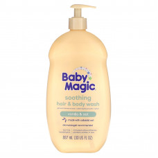 Baby Magic, Успокаивающий гель для душа и волос, с ванилью и овсянкой, 887 мл (30 жидк. Унций)