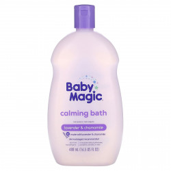 Baby Magic, Успокаивающая ванна, лаванда и ромашка, 488 мл (16,5 жидк. Унции)