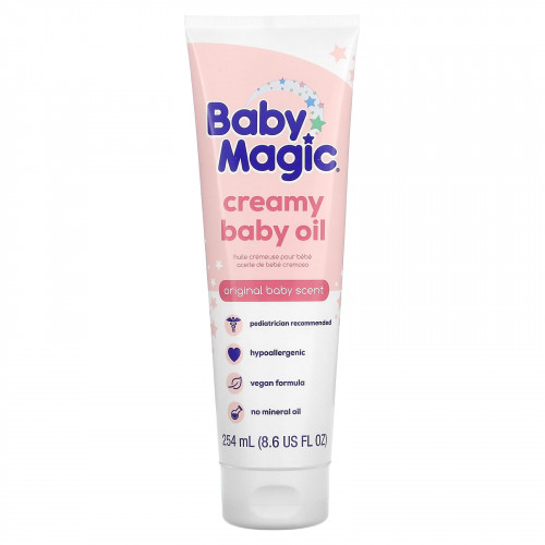 Baby Magic, Creamy Baby Oil, Original Baby, 254 мл (8,6 жидк. Унции)