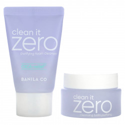 Banila Co, Clean it Zero Purifying, Super Relief, стартовый набор для двойного очищения, набор из 2 предметов