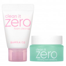 Banila Co, Clean It Zero, Refresh Your Skin, двойное очищение, мини-набор, набор из 2 предметов