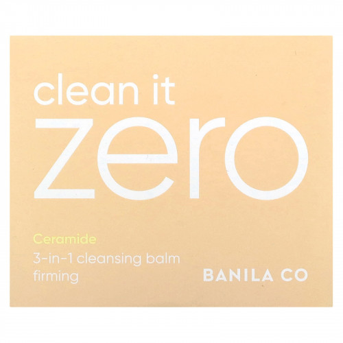 Banila Co, Clean it Zero, укрепляющий очищающий бальзам 3 в 1, с керамидами, 100 мл (3,38 жидк. Унции)