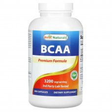 Best Naturals, BCAA, 800 мг, 400 капсул