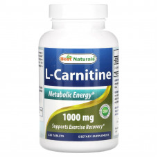 Best Naturals, L-карнитин, 1000 мг, 120 таблеток