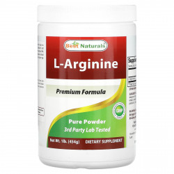 Best Naturals, L-аргинин, 454 г (1 фунт)