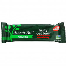 Beech-Nut, Naturals, Fruity Oat Bars, овсяные батончики с фруктами, для детей от 12 месяцев, клубника, 5 батончиков по 22 г (0,78 унции)