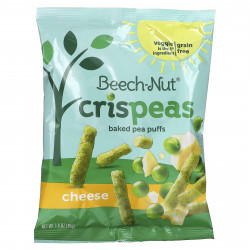 Beech-Nut, Crispeas, печеный горох, со вкусом сыра от 12 месяцев, 40 г (1,4 унции)