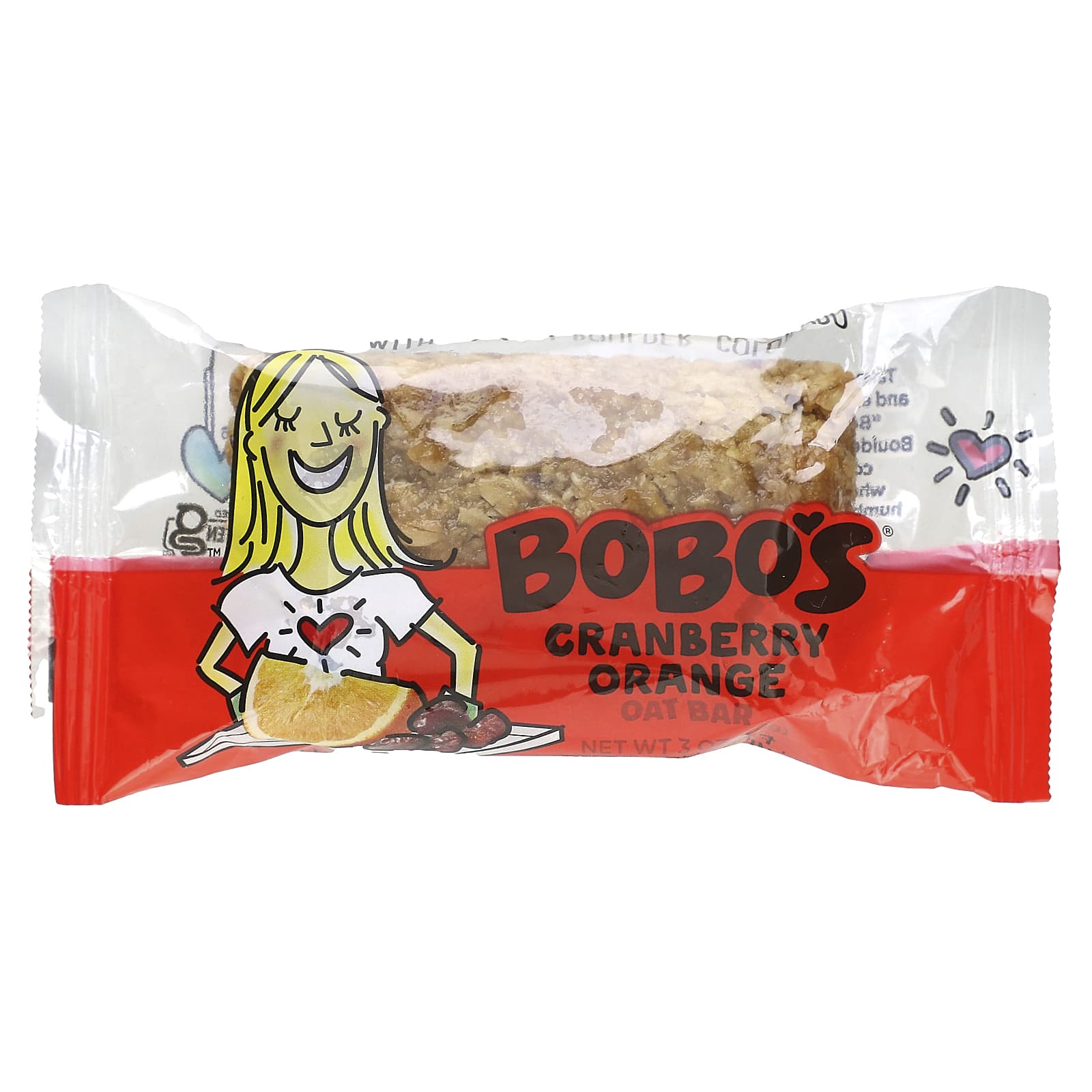 Bobo's Oat Bars, Овсяные батончики с клюквой и апельсином, 12 батончиков по 85 г (3 унции)