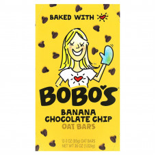 Bobo's Oat Bars, Банановая шоколадная крошка, 12 батончиков, по 85 г (3 унции)