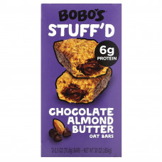Bobo's Oat Bars, Овсяные батончики с начинкой, шоколадно-миндальная паста, 12 батончиков по 70,8 г (2,5 унции)