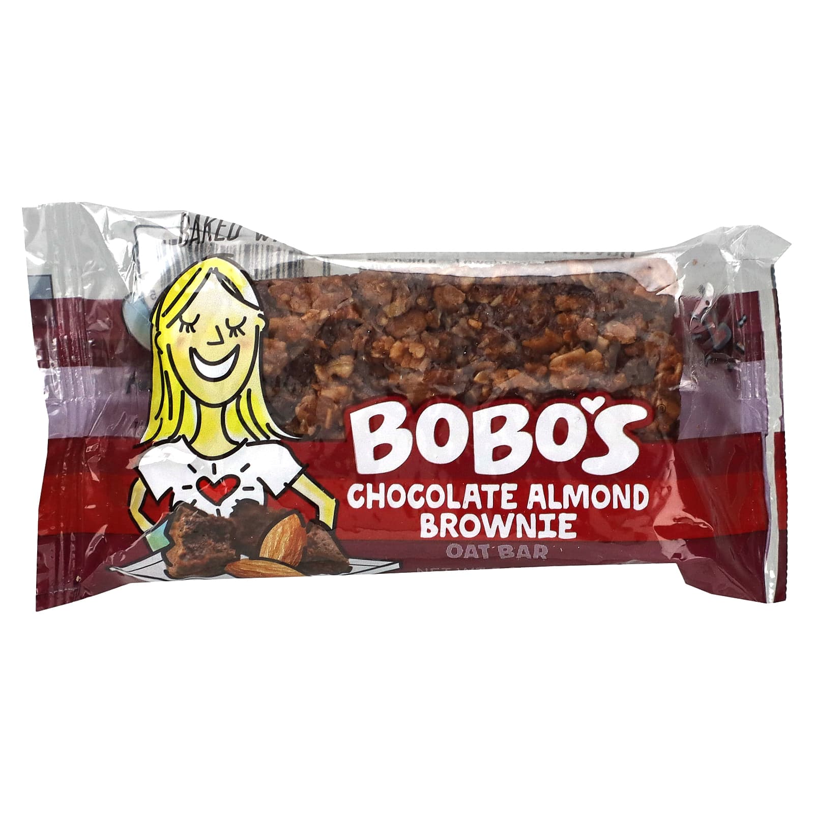 Bobo's Oat Bars, Овсяные батончики с шоколадом и миндалем, 12 батончиков, по 85 г (3 унции)