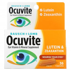 Ocuvite, лютеин и зеаксантин, 36 капсул