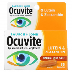 Ocuvite, лютеин и зеаксантин, 36 капсул