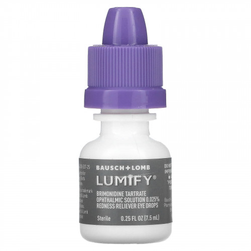 Lumify, глазные капли для снятия покраснения, 7,5 мл (0,25 жидк. унции)
