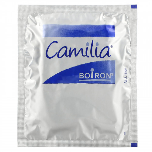 Boiron, Camilia, средство для снятия боли при прорезывании зубов, для младенцев от 1 месяца, 30 отмеренных жидких доз, 1 мл (0,034 жидк. унции) каждая
