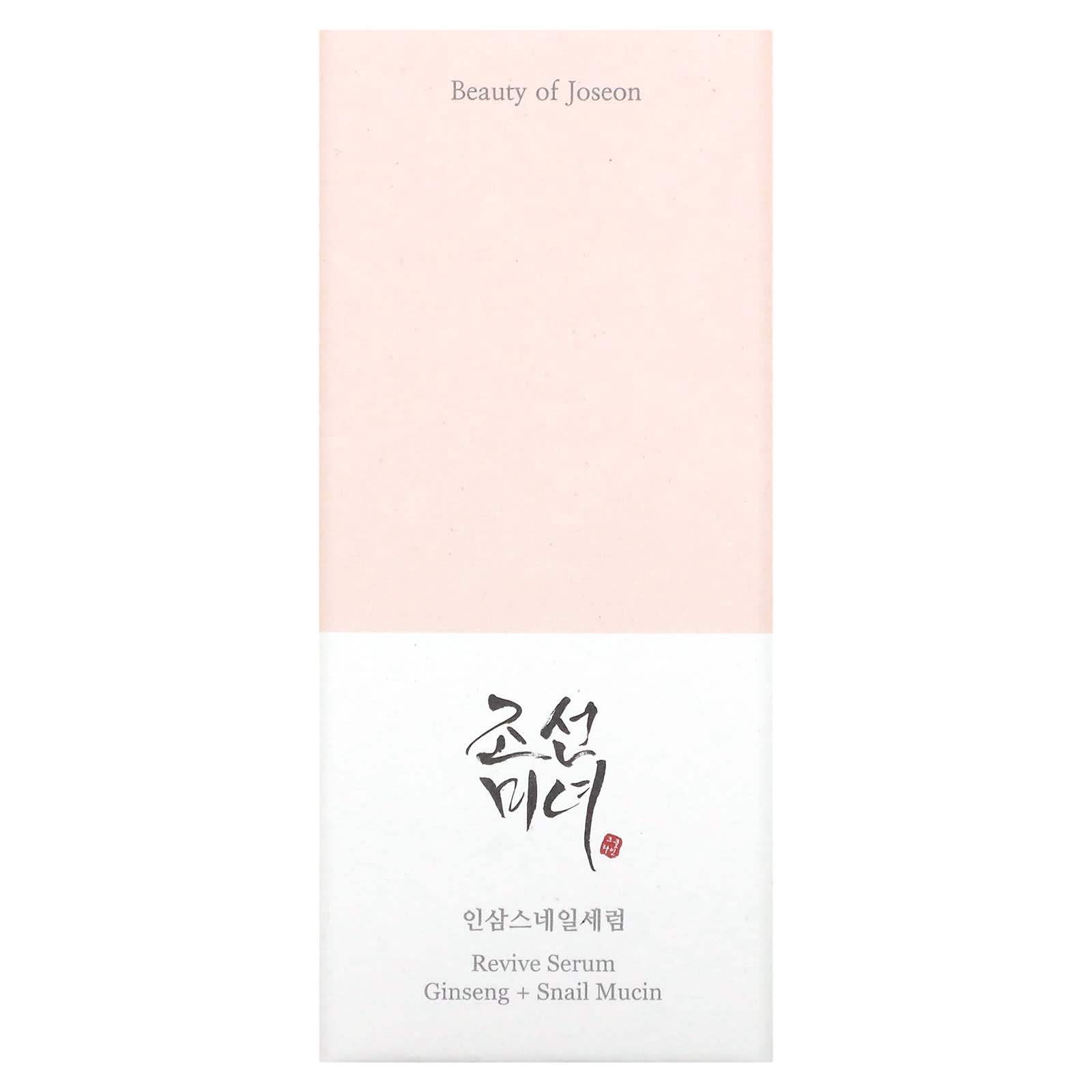 Beauty of Joseon, Revive Serum, женьшень и муцин улитки, 30 мл (1,01 жидк. Унции)