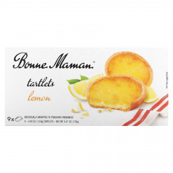 Bonne Maman, Тарталетки, с лимоном, 9 тарталеток, по 13,9 г (0,49 унции)